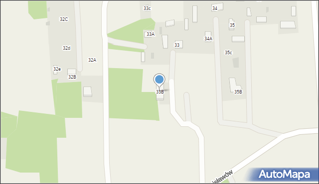 Nowa Mała Wieś, Nowa Mała Wieś, 33B, mapa Nowa Mała Wieś