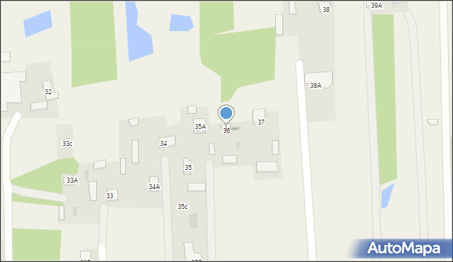 Nowa Mała Wieś, Nowa Mała Wieś, 36, mapa Nowa Mała Wieś
