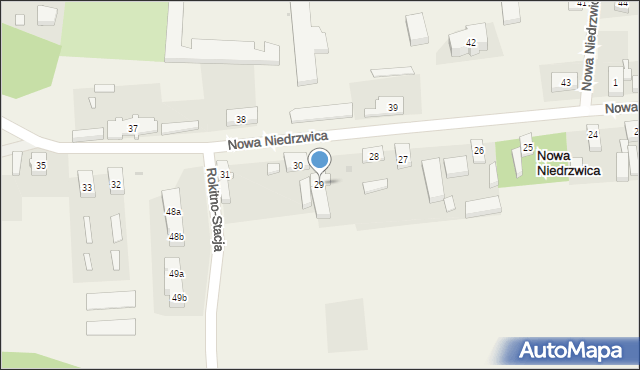 Nowa Niedrzwica, Nowa Niedrzwica, 29, mapa Nowa Niedrzwica