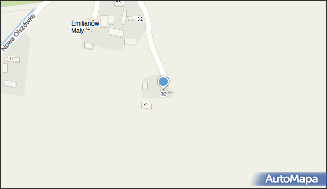 Nowa Olszówka, Nowa Olszówka, 30, mapa Nowa Olszówka