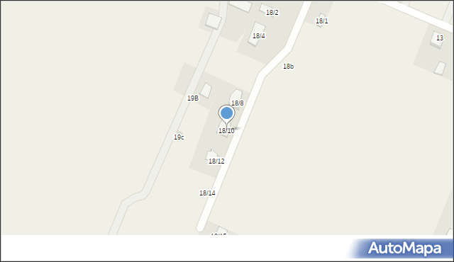 Nowa Piasecznica, Nowa Piasecznica, 18/10, mapa Nowa Piasecznica