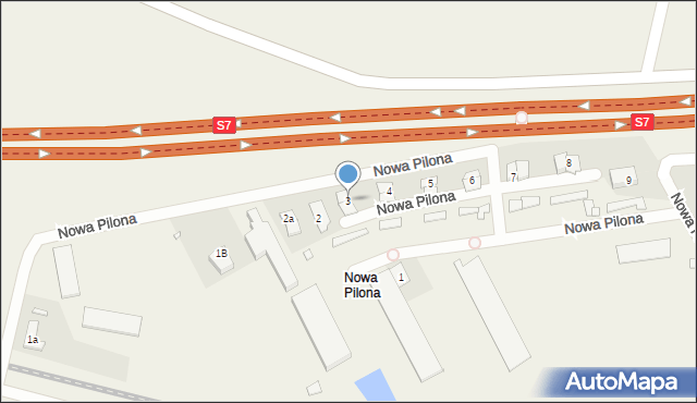 Nowa Pilona, Nowa Pilona, 3, mapa Nowa Pilona