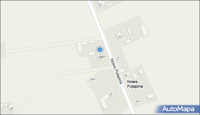 Nowa Pułapina, Nowa Pułapina, 19A, mapa Nowa Pułapina