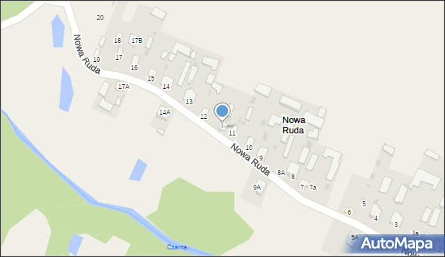 Nowa Ruda, Nowa Ruda, 11A, mapa Nowa Ruda