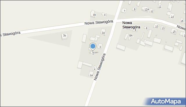 Nowa Sławogóra, Nowa Sławogóra, 2, mapa Nowa Sławogóra