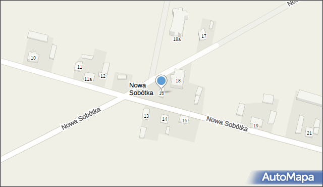 Nowa Sobótka, Nowa Sobótka, 16, mapa Nowa Sobótka