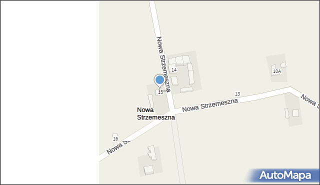 Nowa Strzemeszna, Nowa Strzemeszna, 15, mapa Nowa Strzemeszna