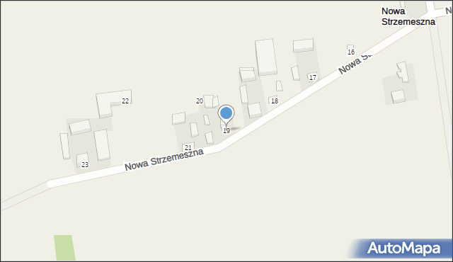 Nowa Strzemeszna, Nowa Strzemeszna, 19, mapa Nowa Strzemeszna