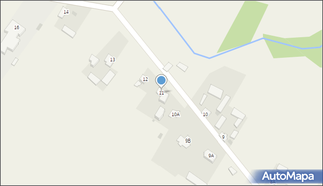 Nowa Sucha, Nowa Sucha, 11, mapa Nowa Sucha