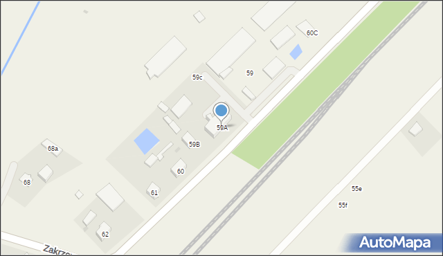 Nowa Sucha, Nowa Sucha, 59A, mapa Nowa Sucha