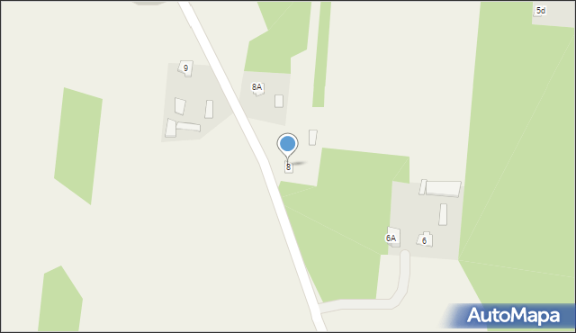 Nowa Trzcianka, Nowa Trzcianka, 8, mapa Nowa Trzcianka