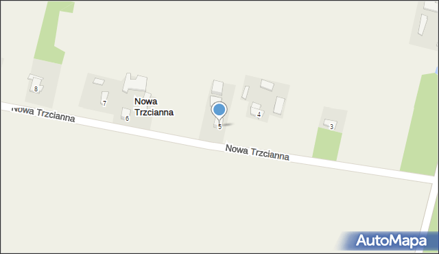 Nowa Trzcianna, Nowa Trzcianna, 5, mapa Nowa Trzcianna