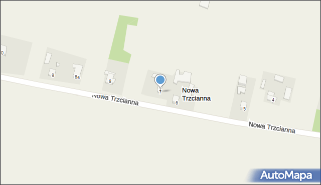 Nowa Trzcianna, Nowa Trzcianna, 7, mapa Nowa Trzcianna