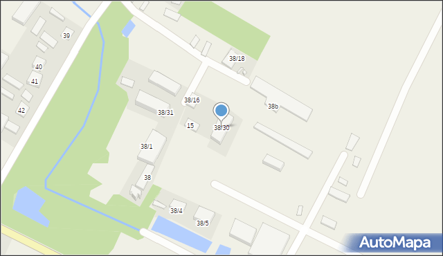 Nowa Wieś, Nowa Wieś, 38/30, mapa Nowa Wieś