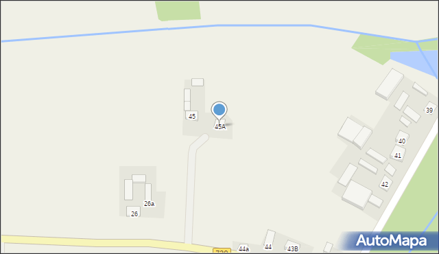 Nowa Wieś, Nowa Wieś, 45A, mapa Nowa Wieś