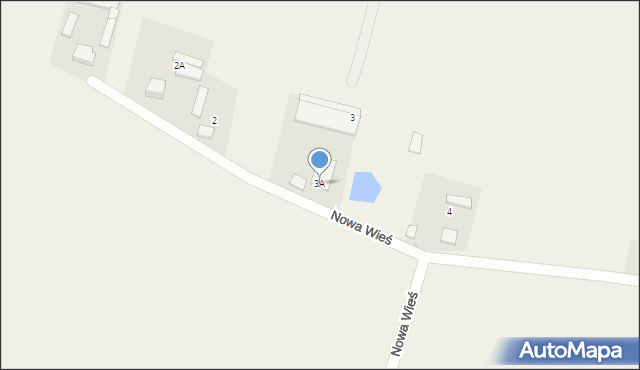Nowa Wieś, Nowa Wieś, 3A, mapa Nowa Wieś
