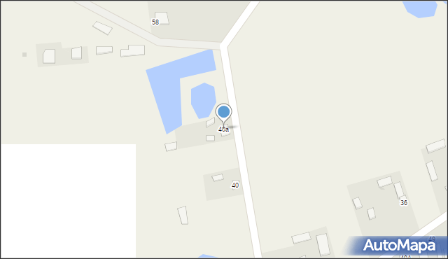 Nowa Wieś, Nowa Wieś, 40a, mapa Nowa Wieś