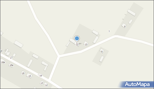 Nowa Wieś, Nowa Wieś, 11, mapa Nowa Wieś