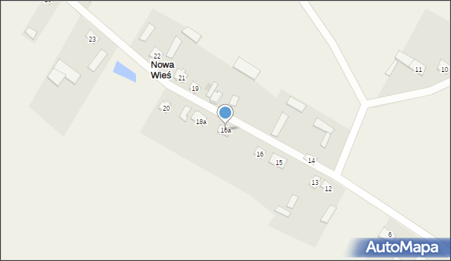Nowa Wieś, Nowa Wieś, 16a, mapa Nowa Wieś
