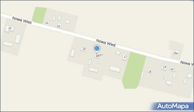 Nowa Wieś, Nowa Wieś, 18, mapa Nowa Wieś