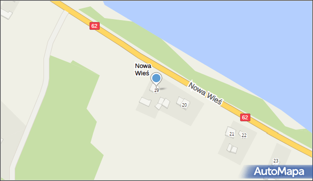 Nowa Wieś, Nowa Wieś, 19, mapa Nowa Wieś