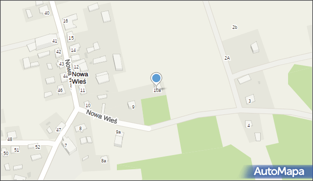 Nowa Wieś, Nowa Wieś, 10a, mapa Nowa Wieś