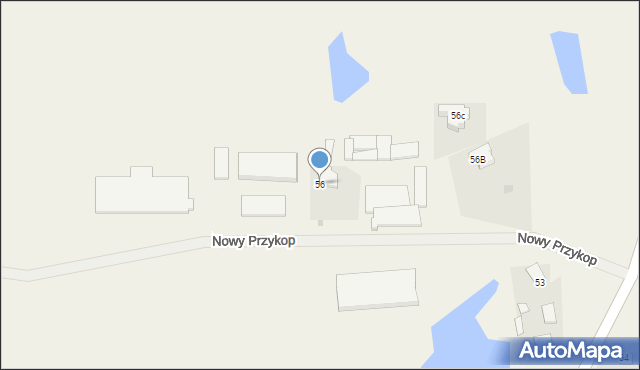 Nowa Wieś, Nowa Wieś, 56, mapa Nowa Wieś