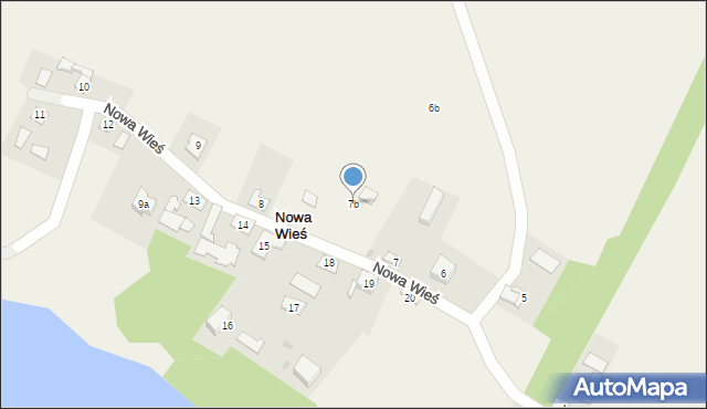 Nowa Wieś, Nowa Wieś, 7b, mapa Nowa Wieś