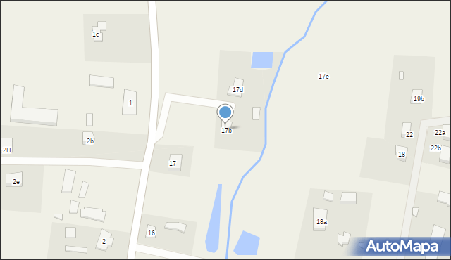 Nowa Wieś, Nowa Wieś, 17b, mapa Nowa Wieś