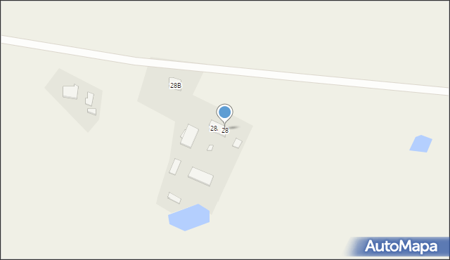 Nowa Wieś, Nowa Wieś, 28, mapa Nowa Wieś