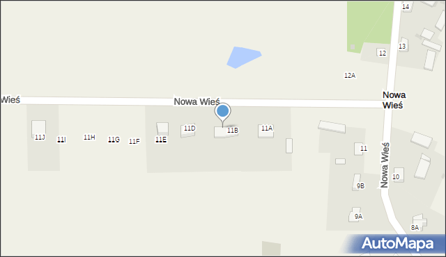 Nowa Wieś, Nowa Wieś, 11C, mapa Nowa Wieś