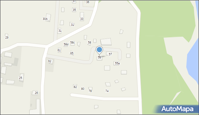 Nowa Wieś, Nowa Wieś, 59, mapa Nowa Wieś