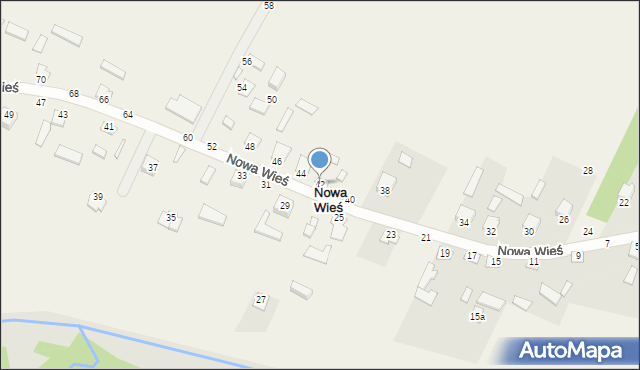 Nowa Wieś, Nowa Wieś, 42, mapa Nowa Wieś