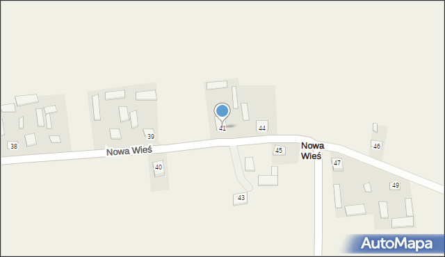 Nowa Wieś, Nowa Wieś, 41, mapa Nowa Wieś