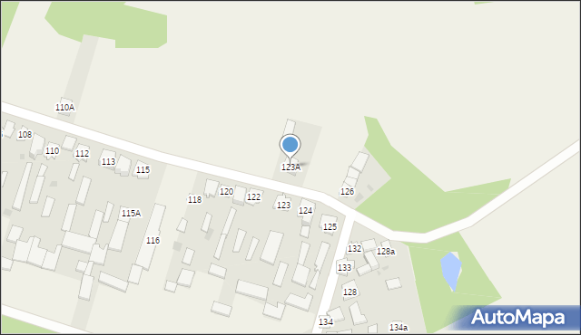 Nowa Wieś, Nowa Wieś, 123A, mapa Nowa Wieś