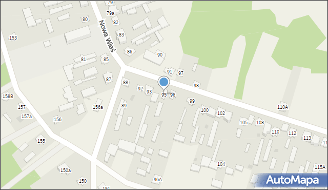 Nowa Wieś, Nowa Wieś, 95, mapa Nowa Wieś