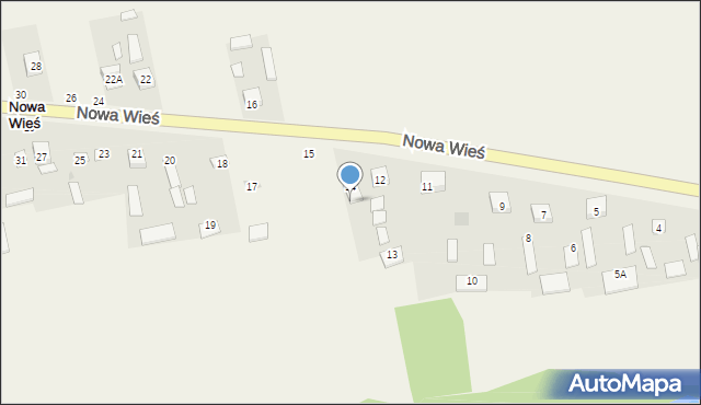 Nowa Wieś, Nowa Wieś, 13, mapa Nowa Wieś