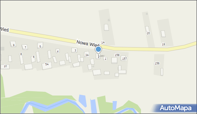 Nowa Wieś, Nowa Wieś, 2, mapa Nowa Wieś