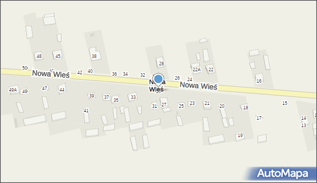 Nowa Wieś, Nowa Wieś, 29, mapa Nowa Wieś