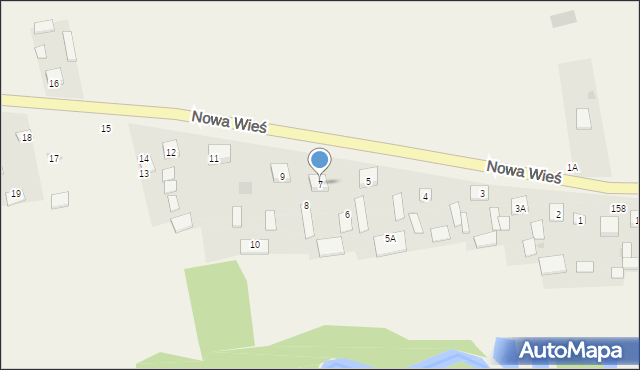 Nowa Wieś, Nowa Wieś, 7, mapa Nowa Wieś