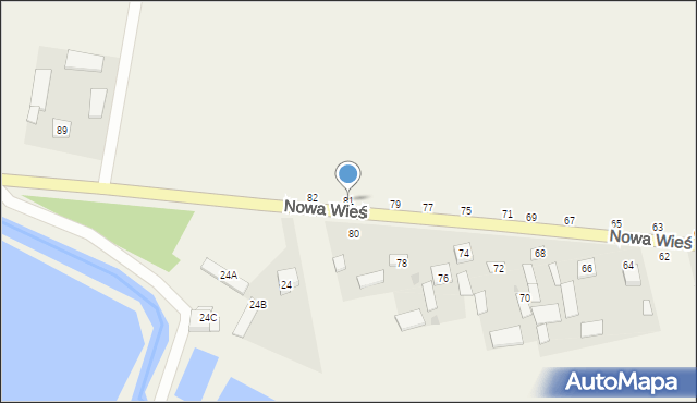 Nowa Wieś, Nowa Wieś, 81, mapa Nowa Wieś