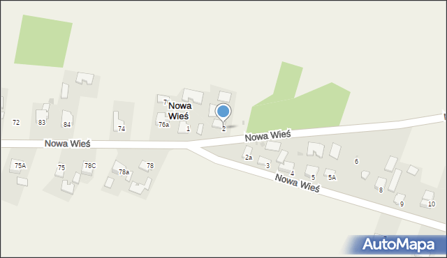 Nowa Wieś, Nowa Wieś, 2, mapa Nowa Wieś