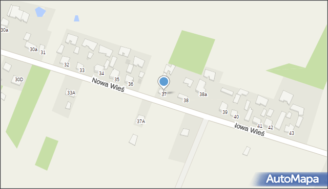 Nowa Wieś, Nowa Wieś, 37, mapa Nowa Wieś