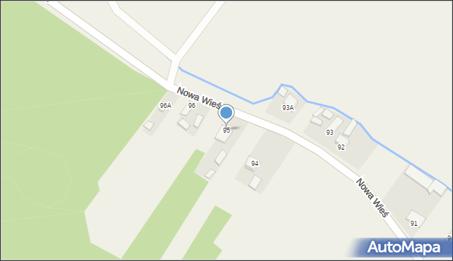 Nowa Wieś, Nowa Wieś, 95, mapa Nowa Wieś