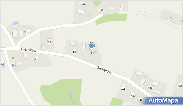 Nowa Wieś, Nowa Wieś, 1, mapa Nowa Wieś