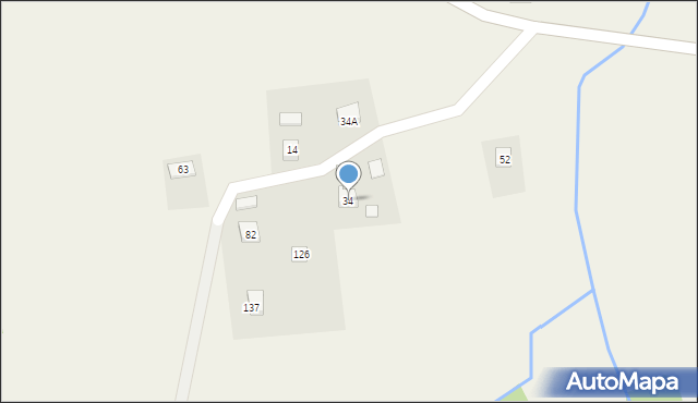 Nowa Wieś, Nowa Wieś, 34, mapa Nowa Wieś
