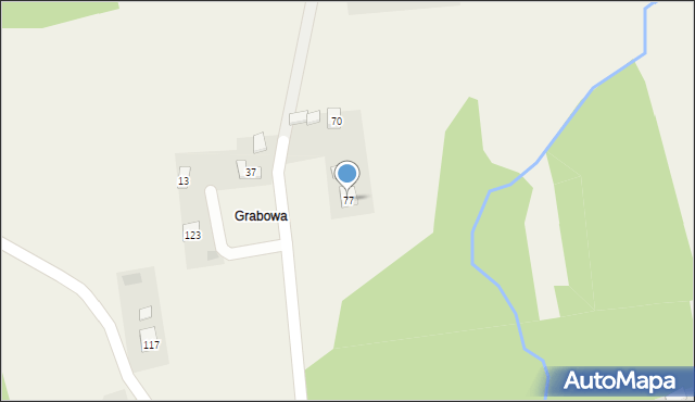 Nowa Wieś, Nowa Wieś, 77, mapa Nowa Wieś