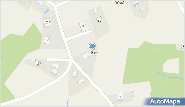 Nowa Wieś, Nowa Wieś, 97A, mapa Nowa Wieś