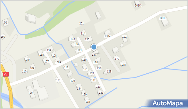 Nowa Wieś, Nowa Wieś, 137, mapa Nowa Wieś