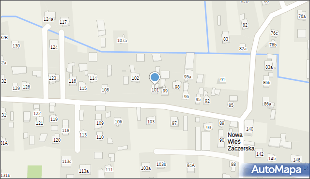 Nowa Wieś, Nowa Wieś, 101, mapa Nowa Wieś